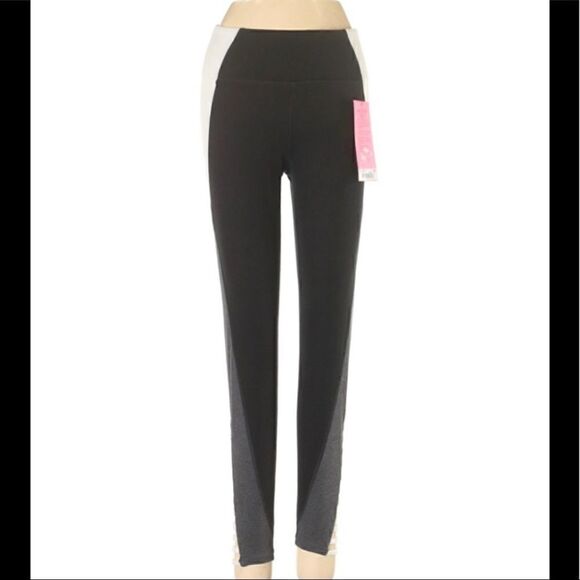 BETSEY JOHNSON HIGH RISE STRAPY CUT OUT LEGGINGS - Picture 3 of 4